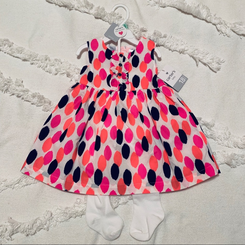 Carter’s Dress & tights set